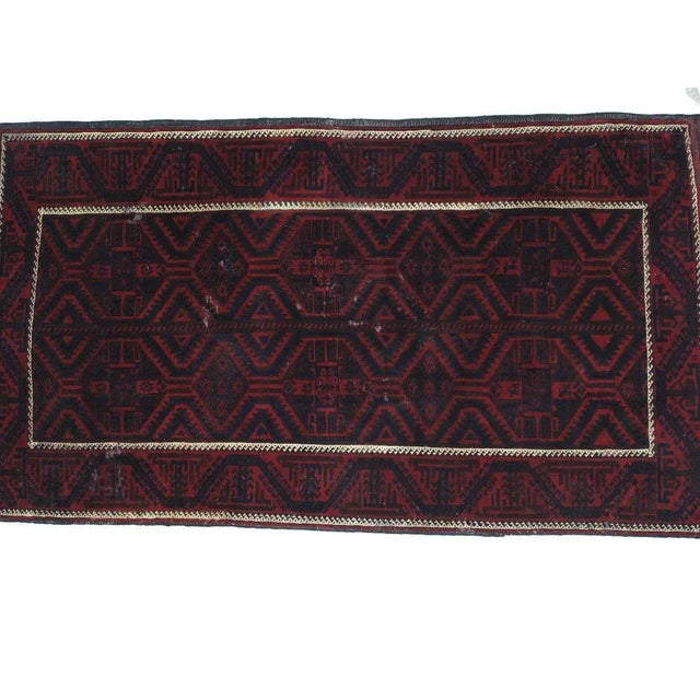 Persian 1970s Vintage Baluchestan Rug For Sale - Image 3 of 13