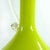 Mid-Century Modern Italian Lemon Glass Vase from Empoli, 1960s For Sale - Image 3 of 8