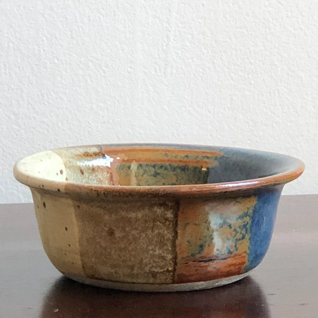 Small Mid-Century Modern Style Studio Pottery Bowl For Sale - Image 4 of 12