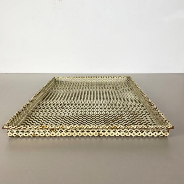 1950s French Metal Tray Rigituelle by Mathieu Matégot, 1950s For Sale - Image 5 of 18