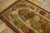Late 19th Century 1880s Tan Ecru Rose Medallion Antique American Hooked Rug 3'3'' X 5' Woven Wool Carpet For Sale - Image 5 of 10