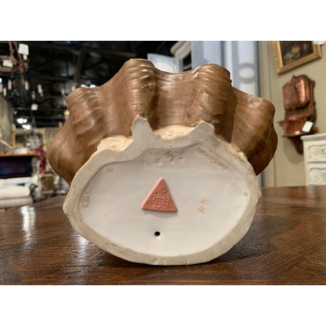 Early 20th Century Czech Royal Dux Bohemian Carved Porcelain Woman Sculpture For Sale - Image 10 of 11