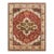 Pasargad Home Agra Lamb's Wool Area Rug, 8' 0" X 10' 0", Burgundy For Sale