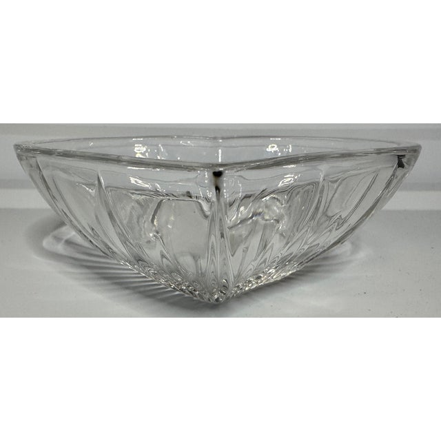 Vintage German Bleikristall Lead Crystal Heart Dish – Cut Crystal Trinket Bowl For Sale - Image 4 of 8