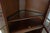1990s Henkel Harris Mahogany Corner Cabinet For Sale - Image 5 of 18