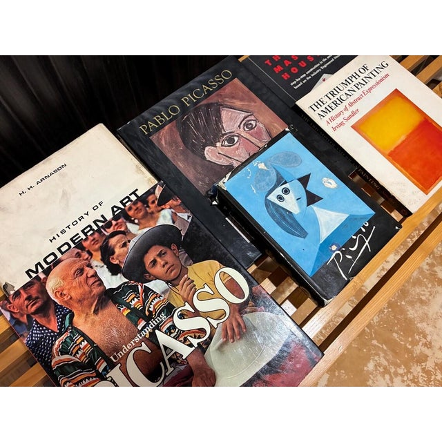 Lot of Vintage Modern Art Books – Mid-Century & 20th Century Art, Well-Used Collectible Books, Retro Art Literature; Group...