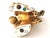 Vintage Mid-Century Gold Ceramic Signed Horse For Sale - Image 12 of 13