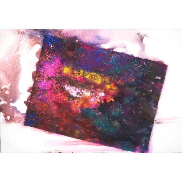American Cosmos and Tree Original Abstracted Composition by Charles David Francis For Sale - Image 3 of 4