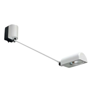 Vintage Italian White Daphinette Classic Wall Lamp by Tommaso Cimini for Lumina, 1980s For Sale