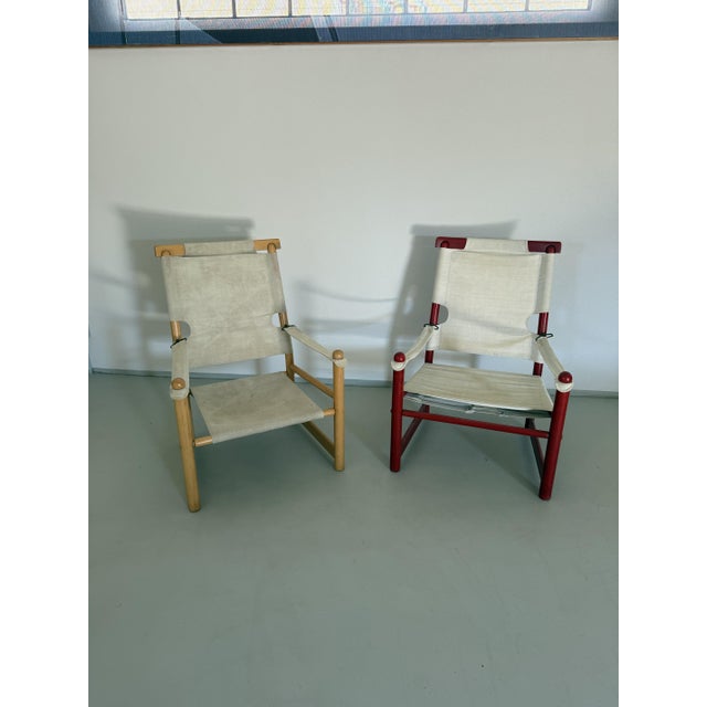 Mid-Century Modern Vintage Gervasoni Lounge Chairs, 1970s, Set of 2 For Sale - Image 3 of 9