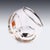 Vintage French Silver-Mounted Cut Glass Dice Thrower, 1931 For Sale - Image 4 of 12