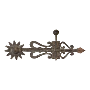 Mid 19th Century Large Early American Antique Copper Bannerette Weathervane