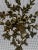 Antique French Art Nouveau Brass Firescreen With Floral & Ribbon Bouquet For Sale - Image 9 of 12
