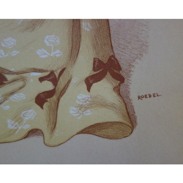Roedel, The Romance, 1897, Lithograph For Sale - Image 3 of 5