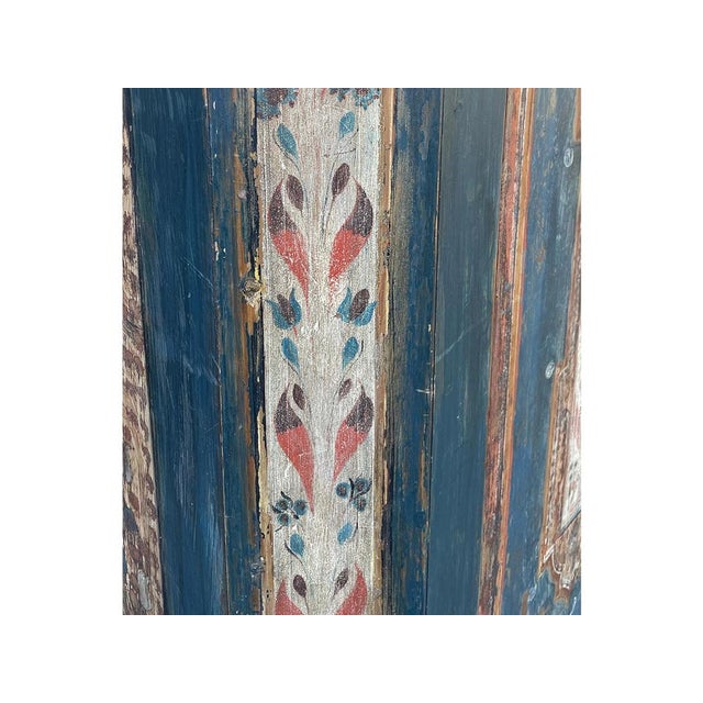 Alpine Blue Painted Wardrobe, 1817 For Sale - Image 17 of 18