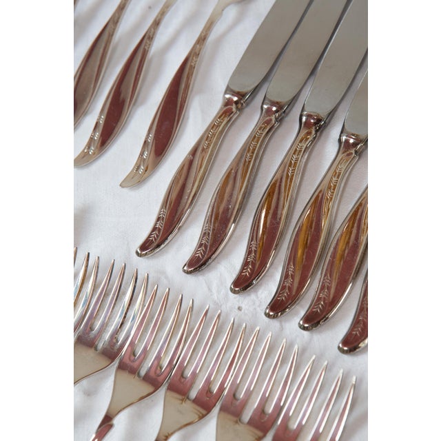 Polish Cutlery Set for Six by Hefra Amerykański, 1990s, Set of 40 For Sale - Image 13 of 16
