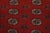 Red Bokhara Rug 6’3” X 9’4” Red Wool Tribal Hand-Knotted Oriental Carpet For Sale - Image 8 of 12