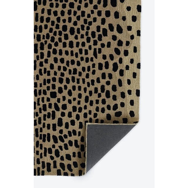Contemporary Erin Gates by Momeni Woodland Cheetah Beige Hand Tufted Wool Area Rug 7'9" X 9'9" For Sale - Image 3 of 10