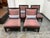 Bright Chair Furniture Lorin Raspberry Red Silk Chairs + Lumbar Pillows, Set of Four For Sale - Image 9 of 12
