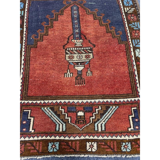 Contemporary Turkish Yastik Rug 2'4" x 3' For Sale - Image 3 of 5