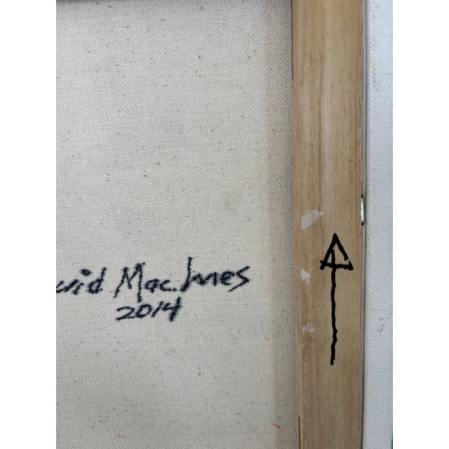 David Mac Innes Painting on Canvas 2014 Abstract Geometric Original For Sale - Image 9 of 10