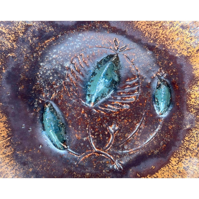 Ceramic Mid-Century Modern Danish Studio Pottery Bowl by Clara Helmich, 1960s For Sale - Image 7 of 18