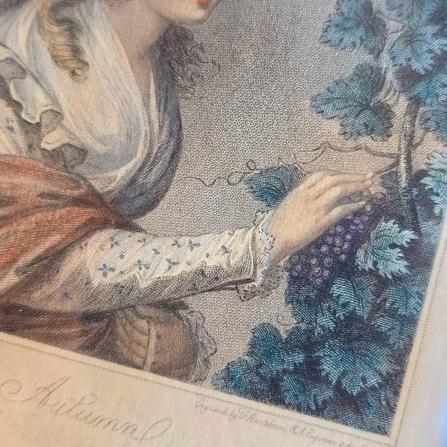 William Hamilton, The Four Seasons, 1700s, Engravings, Framed, Set of 2 For Sale - Image 14 of 18