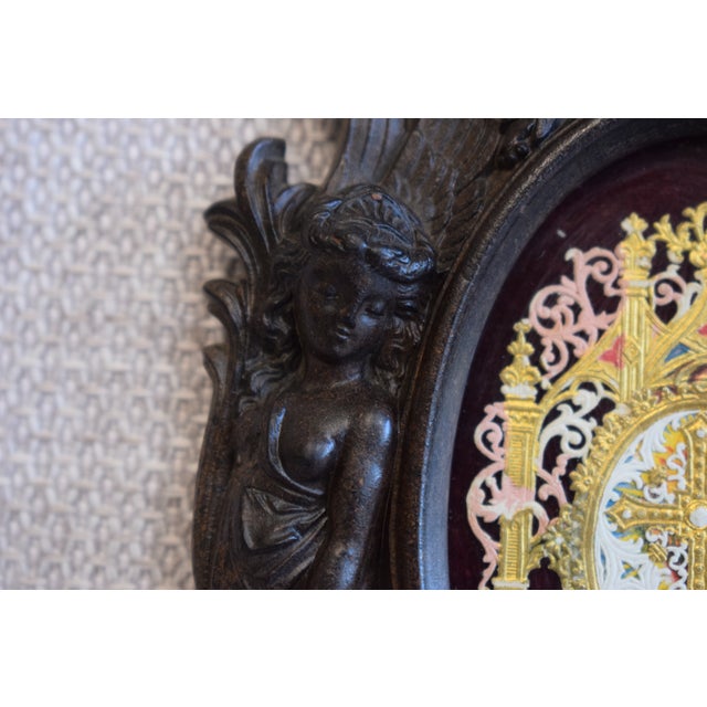 Antique Victorian French Black Photo Frame For Sale - Image 5 of 17