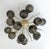 Fabio Ltd 21st Century Mezzo Satin Brass Smoky Murano Flush Mount by Fabio LTD For Sale - Image 4 of 9