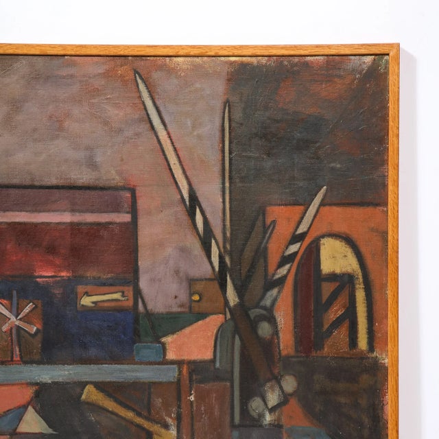 Jules Halfant "Rail Crossing: Middletown, Ny" 1941 For Sale - Image 4 of 10