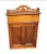 Wood 5-Drawer Mahogany Davenport Desk With Tooled Leather Top and Gallery For Sale - Image 7 of 13