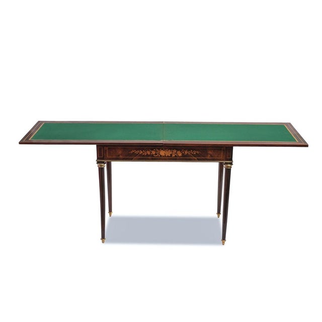 Foldable Gaming Table in Walnut, France, 1860 For Sale - Image 4 of 17