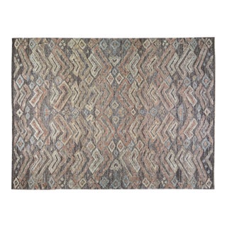Moroccan Sheba Hand Knotted Wool Rug, 8'10"x12' For Sale