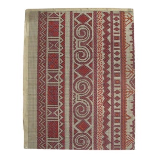 Antique French Textile Design For Sale