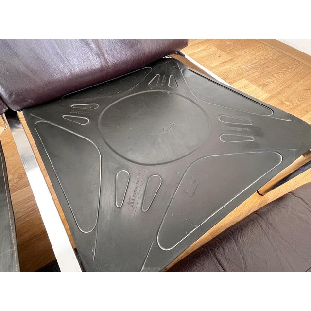 Leather Sofa attributed to Tim Bates for Pieff, England, 1970s For Sale - Image 10 of 13