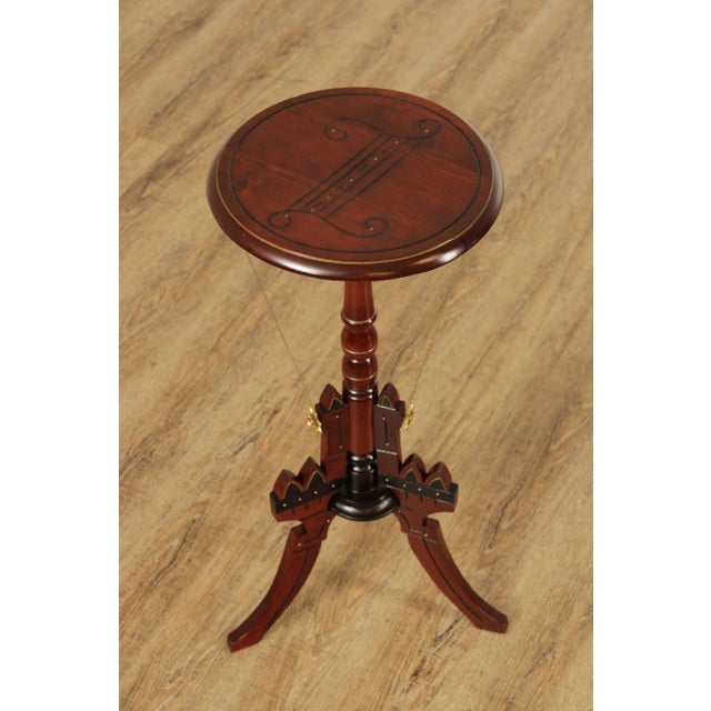 American Eastlake Victorian Carved Mahogany Pedestal Plant Stand For Sale - Image 3 of 12
