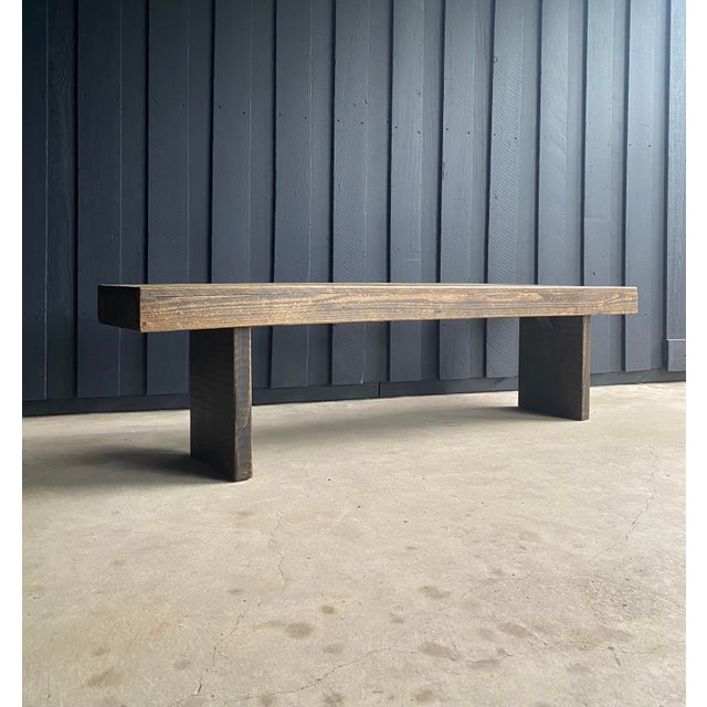 Built in wood bench cheap