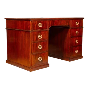 George III Mahogany Rent Desk by Gillows of Lancaster