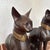 1970s Pair of Bronze Egyptian Bastet Cat Sculptures by A.Tiot For Sale - Image 4 of 10