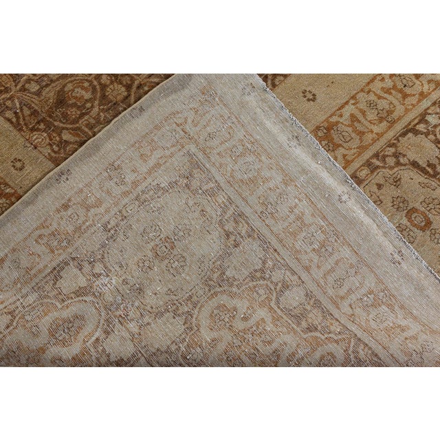 Antique Oversized Persian Tabriz Rug For Sale - Image 4 of 9