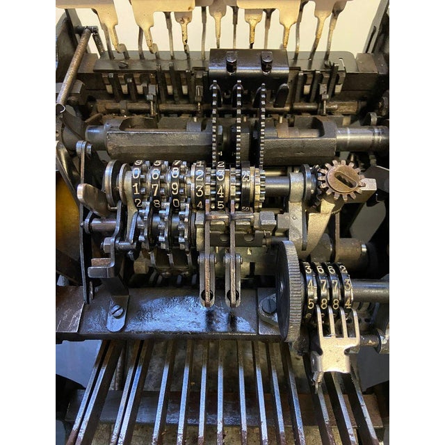 Vintage German Mechanical Cash Register, 1920s For Sale - Image 15 of 16