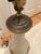 Mid 20th Century Mid-Century Modern Attributed to Fortune Lamp Co. Frosted Glass & Gilt Table Lamps, Pair For Sale - Image 9 of 9