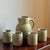 Mid 20th Century Vintage Hand-Thrown Artisanal Stoneware Pitcher & Tumblers -- A Set For Sale - Image 5 of 12
