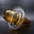 Spinning Top Vase in Honey-Coloured Glass from Schott Studio, German For Sale - Image 5 of 13