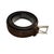 A refined men’s belt by Ermenegildo Zegna, crafted from rich brown suede leather and finished with a polished silver-tone...