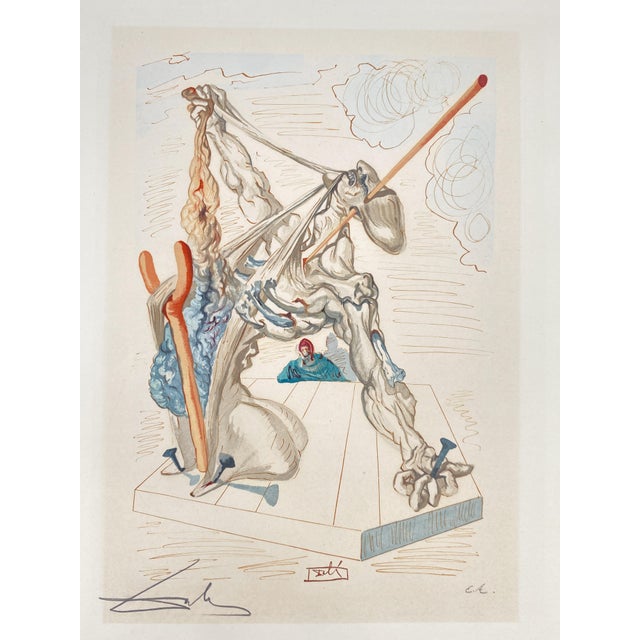 Salvador Dali, The Falsifiers from the Divine Comedy, 1960s, Woodcut For Sale - Image 12 of 12