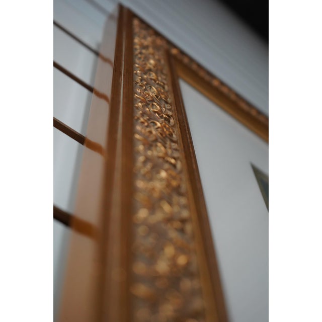 Gold Framed Print of Oil Painting Front Door in Bloom For Sale - Image 8 of 11