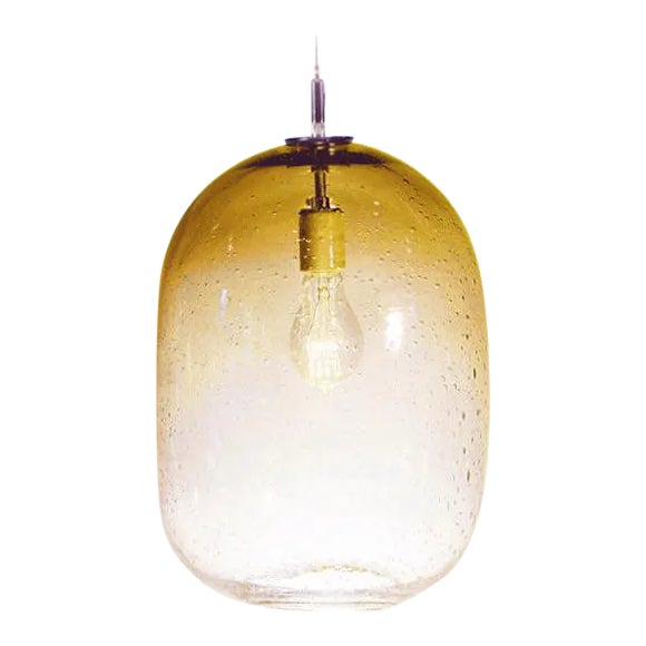 Cosmos Pendant Light from the Fizz Collection in Amber For Sale