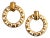 Chanel Open Work Doorknocker Earrings, A Pair For Sale
