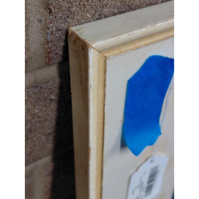 Framed Signed J. Akston "The Mandarian, 1963" Mixed Media on Paper For Sale - Image 11 of 12